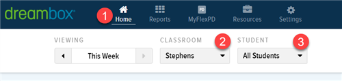 dreambox teacher-student selection